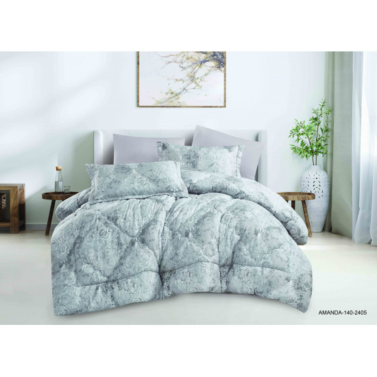 6-Piece Double Super King Size Comforter Set