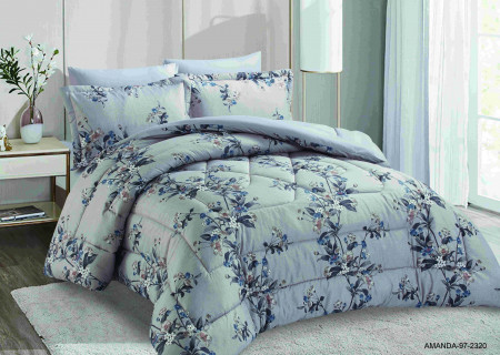 6-Piece Double Super King Size Comforter Set