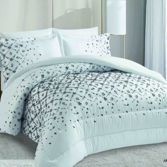 6-Piece Double Super King Size Comforter Set 6-Piece Double Super King Size Comforter Set