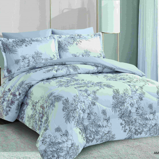 6-Piece Double Super King Size Comforter Set