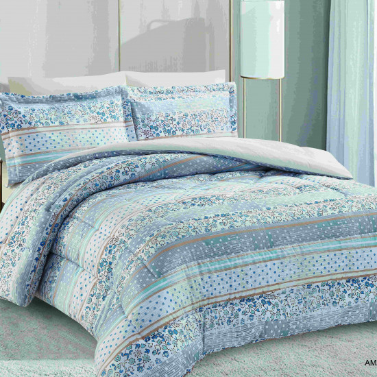 6-Piece Double Super King Size Comforter Set