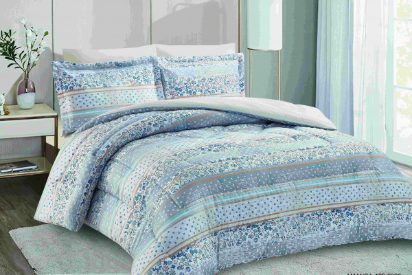 6-Piece Double Super King Size Comforter Set