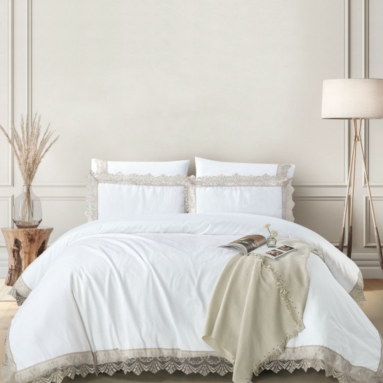 Luxury 6-Piece Wedding Comforter Bedding Set – King Size 