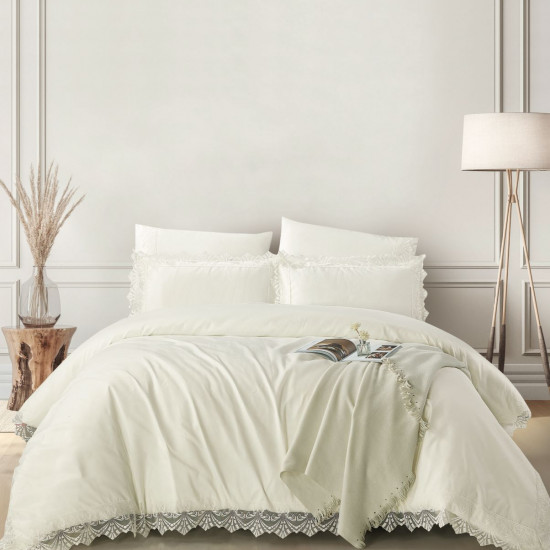 Luxury 6-Piece Wedding Comforter Bedding Set – King Size Luxury 6-Piece Wedding Comforter Bedding Set – King Size