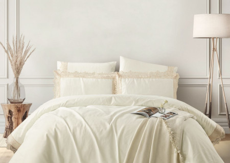 Luxury 6-Piece Wedding Comforter Bedding Set – King Size 