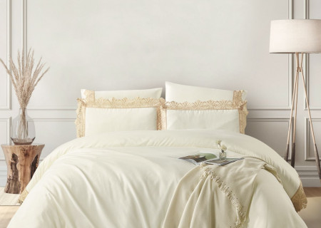 Luxury 6-Piece Wedding Comforter Bedding Set – King Size 
