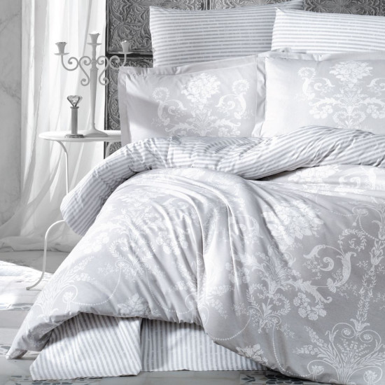 6-Piece Double Super King Size Comforter Set – 100% Turkish Cotton, Double-Face Design