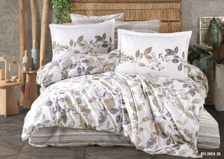6-Piece Super King-Size Duvet Cover Set - 100% Cotton(Without filling)