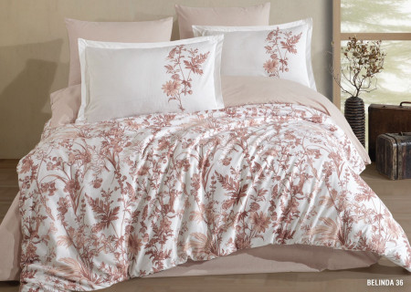 6-Piece Super King-Size Duvet Cover Set - 100% Cotton(Without filling)