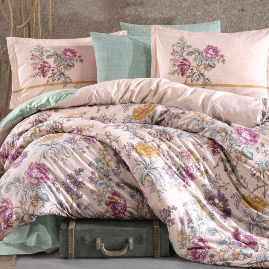 6-Piece Super King-Size Duvet Cover Set - 100% Cotton(Without filling)