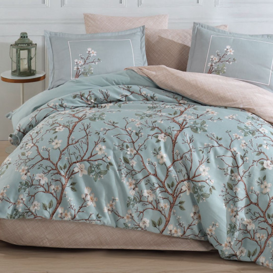 6-Piece Double Super King Size Comforter Set – 100% Turkish Cotton, Double-Face Design