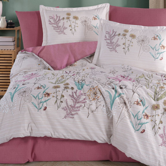 6-Piece Double Super King Size Comforter Set – 100% Turkish Cotton, Double-Face Design