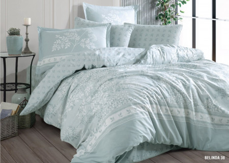 6-Piece Double Super King Size Comforter Set – 100% Turkish Cotton, Double-Face Design