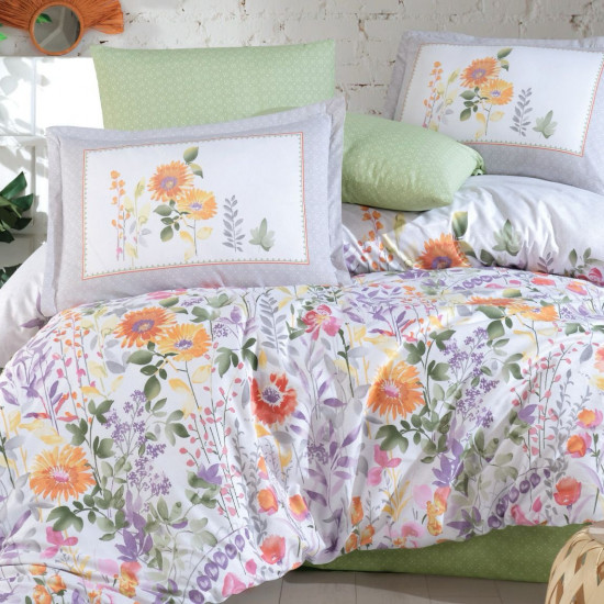 6-Piece Double Super King Size Comforter Set – 100% Turkish Cotton, Double-Face Design 6-Piece Double Super King Size Comforter Set – 100% Turkish Cotton, Double-Face Design