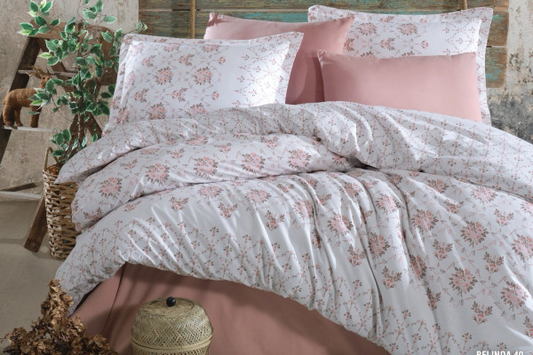 6-Piece Double Super King Size Comforter Set – 100% Turkish Cotton, Double-Face Design