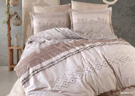 6-Piece Double Super King Size Comforter Set – 100% Turkish Cotton, Double-Face Design