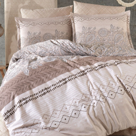 6-Piece Double Super King Size Comforter Set – 100% Turkish Cotton, Double-Face Design