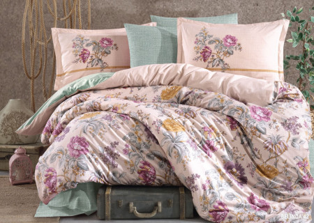 6-Piece Double Super King Size Comforter Set – 100% Turkish Cotton, Double-Face Design