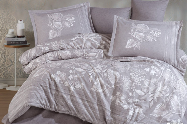 6-Piece Double Super King Size Comforter Set – 100% Turkish Cotton, Double-Face Design