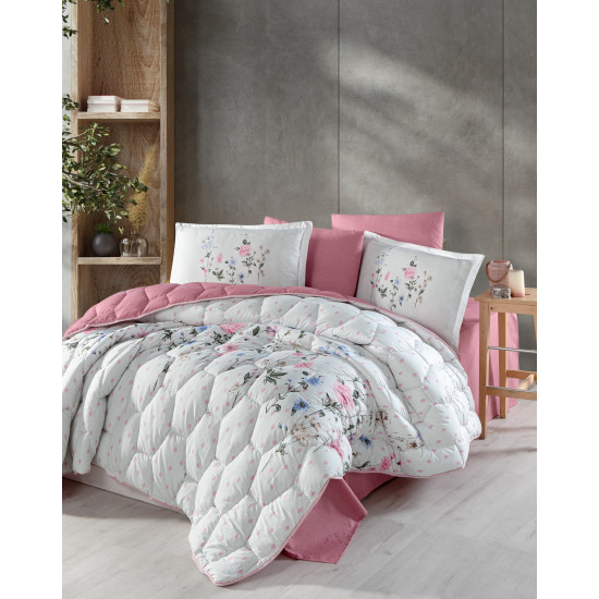 Duvet cover 6pcs set superking size 100% cotton