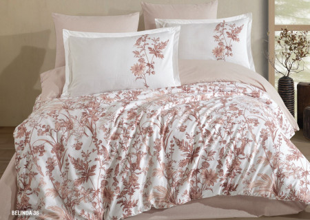 6-Piece Double Super King Size Comforter Set – 100% Turkish Cotton, Double-Face Design