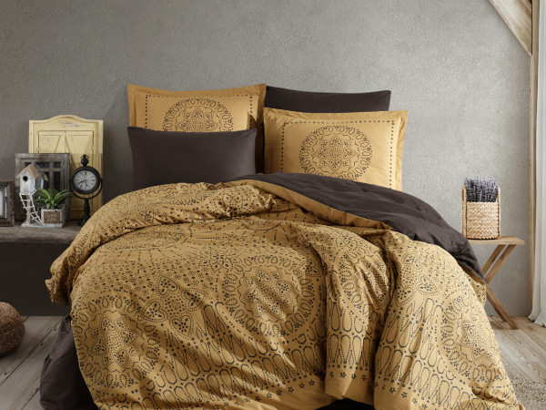 6-Piece Super King-Size Duvet Cover Set - 100% Cotton(Without filling)