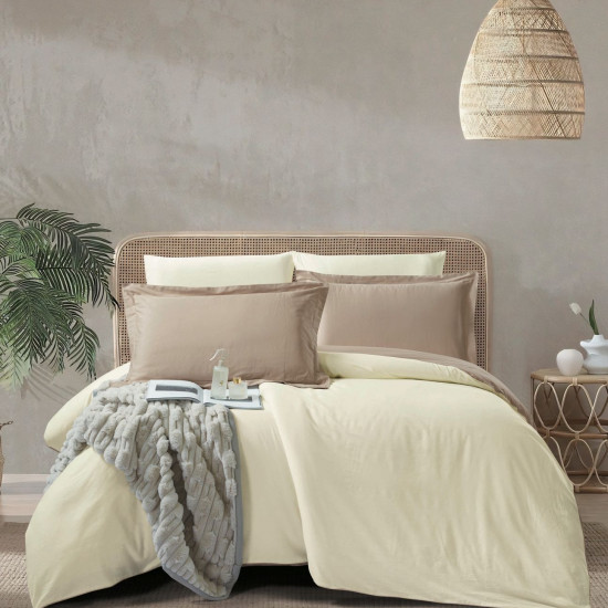 100% COTTON DUVET COVER 6PCS SET SUPERKING SIZE 240X260CM(Without filling)