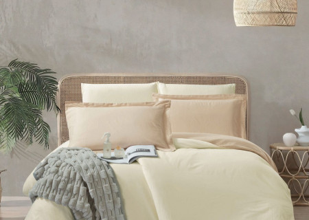 100% COTTON DUVET COVER 6PCS SET SUPERKING SIZE 240X260CM(Without filling)