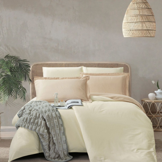 100% COTTON DUVET COVER 6PCS SET SUPERKING SIZE 240X260CM(Without filling)