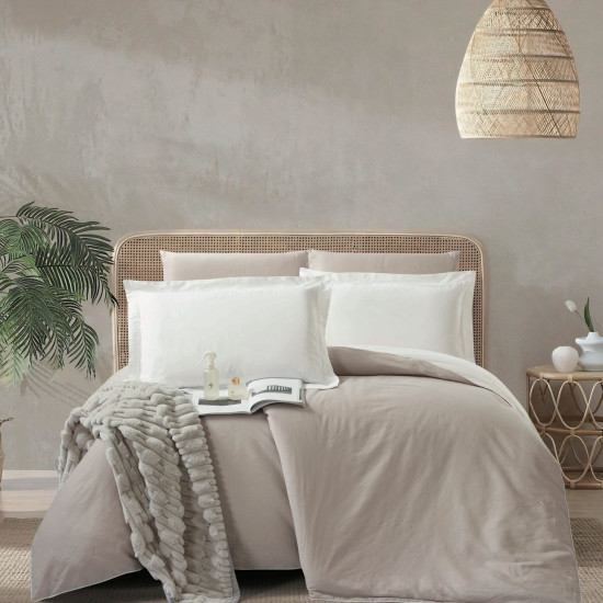 100% COTTON DUVET COVER 6PCS SET SUPERKING SIZE 240X260CM(Without filling)