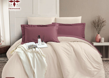 6-Piece Double Super King Comforter Set – 100% Cotton