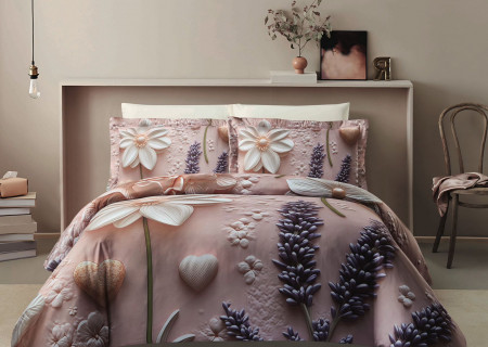 6-Piece Comforter Set with 5D Embossed Design