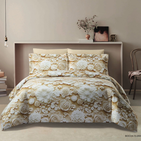 6-Piece Comforter Set with 5D Embossed Design 6-Piece Comforter Set with 5D Embossed Design