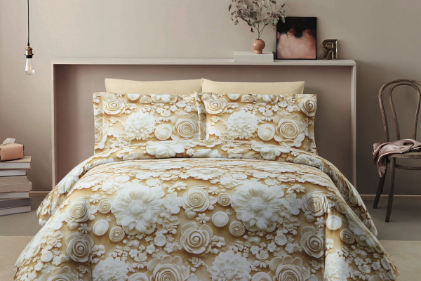 6-Piece Comforter Set with 5D Embossed Design