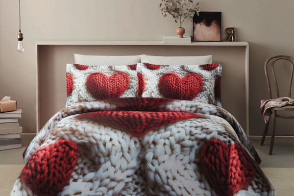 6-Piece Comforter Set with 5D Embossed Design