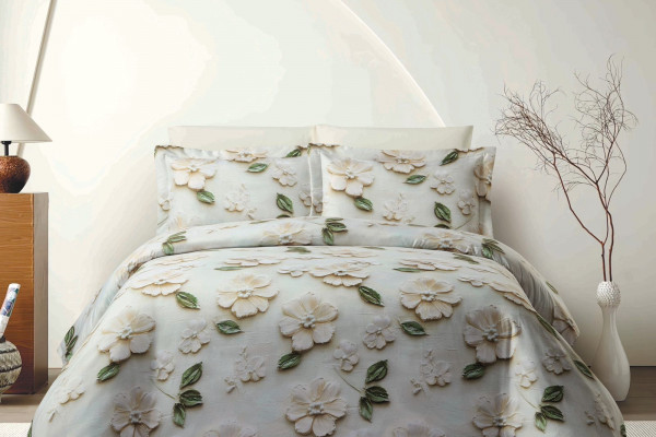 6-Piece Comforter Set with 5D Embossed Design