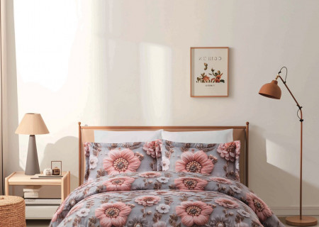 6-Piece Comforter Set with 5D Embossed Design