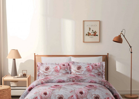 6-Piece Comforter Set with 5D Embossed Design