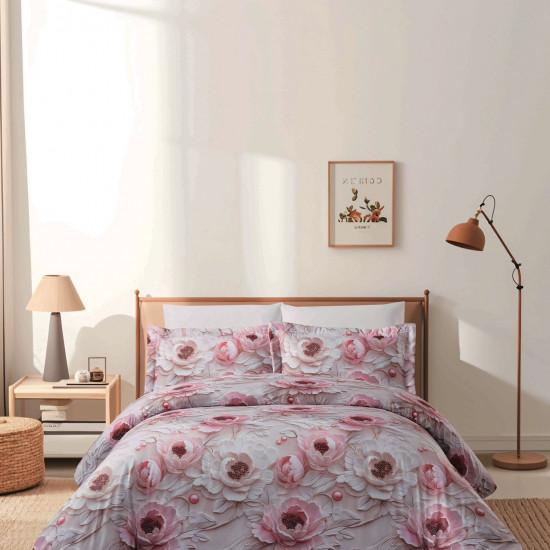 6-Piece Comforter Set with 5D Embossed Design