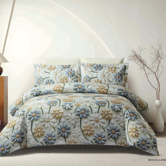 6-Piece Comforter Set with 5D Embossed Design