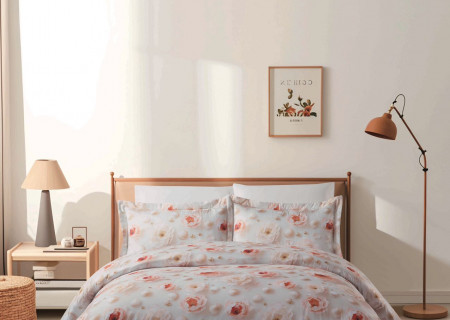 6-Piece Comforter Set with 5D Embossed Design