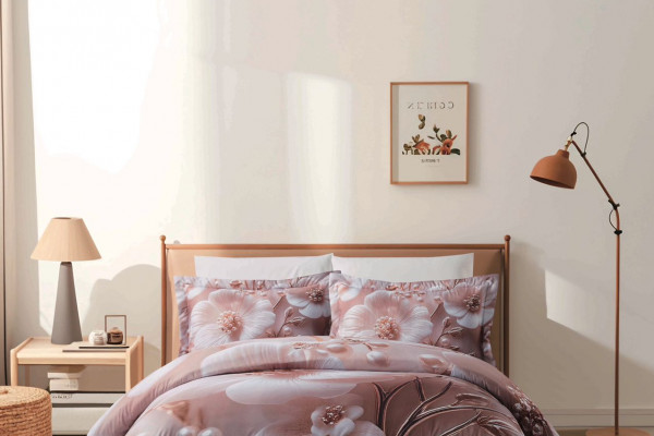 6-Piece Comforter Set with 5D Embossed Design