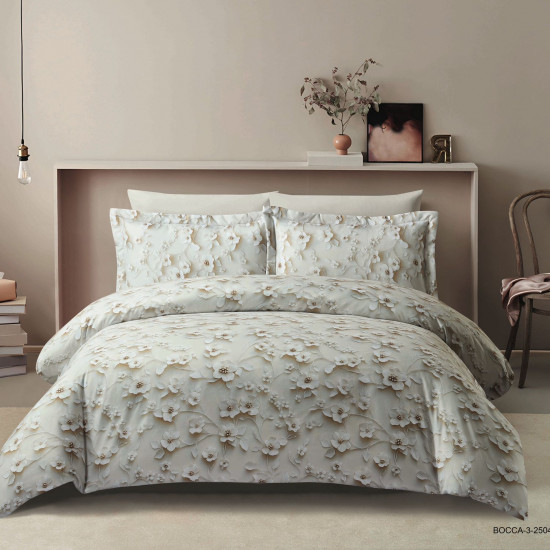 6-Piece Comforter Set with 5D Embossed Design