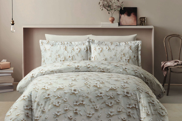 6-Piece Comforter Set with 5D Embossed Design