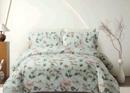 6-Piece Comforter Set with 5D Embossed Design