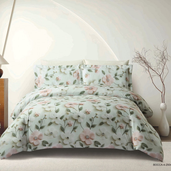 6-Piece Comforter Set with 5D Embossed Design