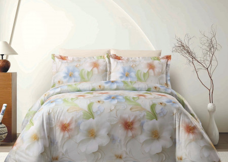 6-Piece Comforter Set with 5D Embossed Design