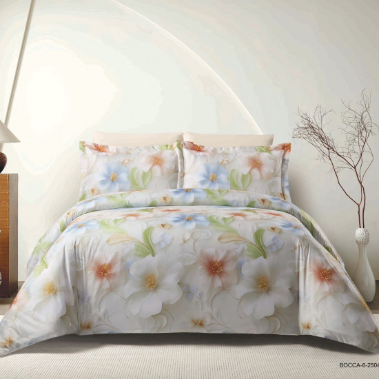 6-Piece Comforter Set with 5D Embossed Design