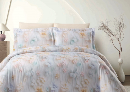 6-Piece Comforter Set with 5D Embossed Design