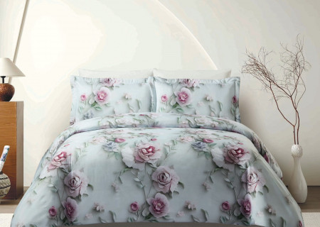 6-Piece Comforter Set with 5D Embossed Design